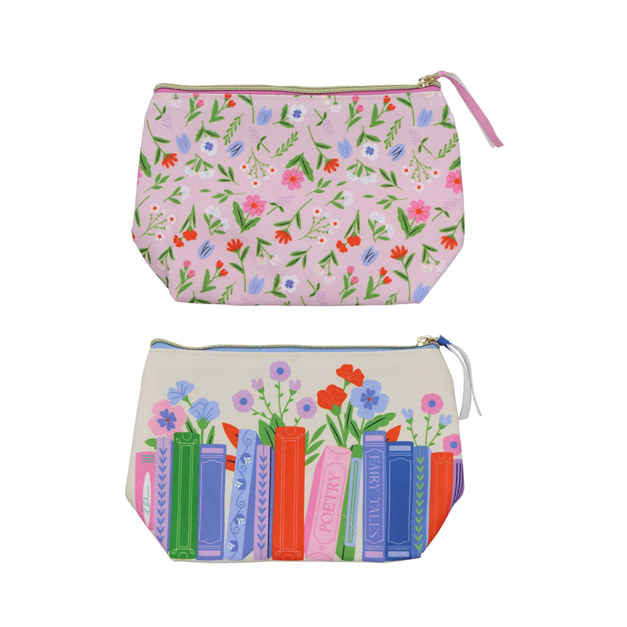 Assorted Fabric Zipper Pouch by Fab Finds, 1pc.